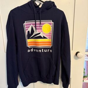 Urban Pipeline Blue Graphic Hoodie Sweatshirt